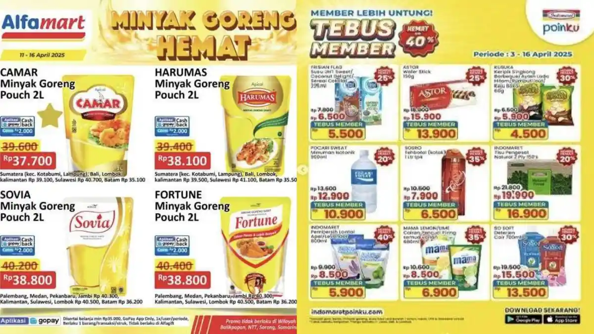 Katalog Promo Alfamart dan Indomaret cek Sabtu 31 Mei 2025, Kapal Api Gula Mantap Ada