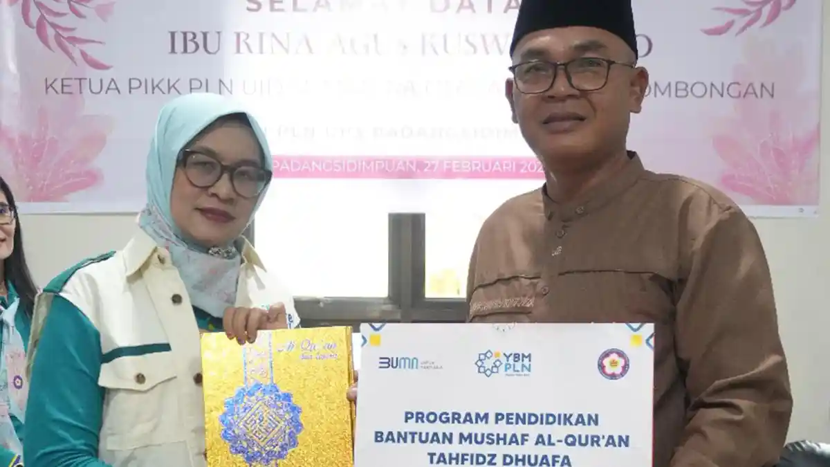 Sambut Ramadhan, PIKK PLN UID SUMUT dan YBM PLN Salurkan Bantuan Ketahanan Ekonomi dan Mushaf Qur’an