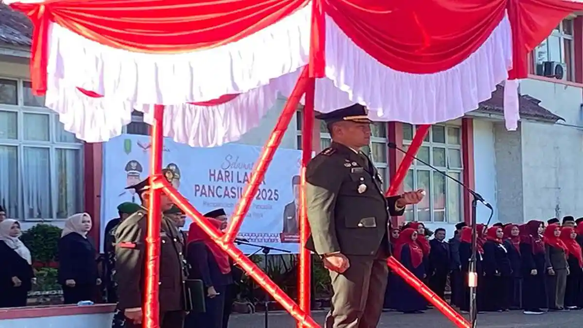 Pemkab Sambas Upacara Peringatan Hari Lahir Pancasila, Dandim Ajak Teguhkan Nilai Luhur Bangsa