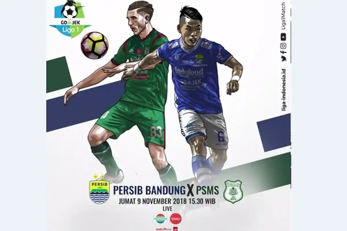 Link Live Streaming, Siaran Langsung Indosiar Vidio.com Persib Bandung vs PSMS Medan, Tanpa Buffer