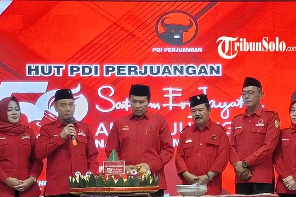 HUT ke-52 PDIP di Wonogiri Jateng, Jekek Bicara Soal Cara Menarik Simpati dan Kepercayaan Masyarakat
