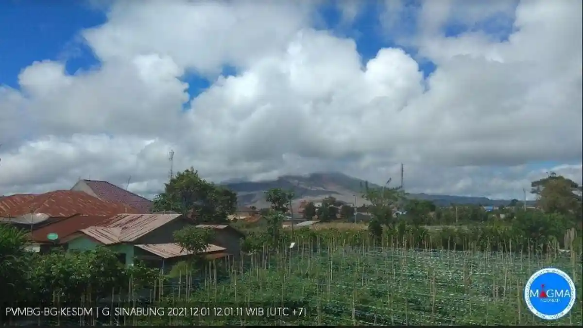 POS PGA Sinabung Catat Dua Kali Terekam Gempa Guguran dalam Satu Minggu Terakhir