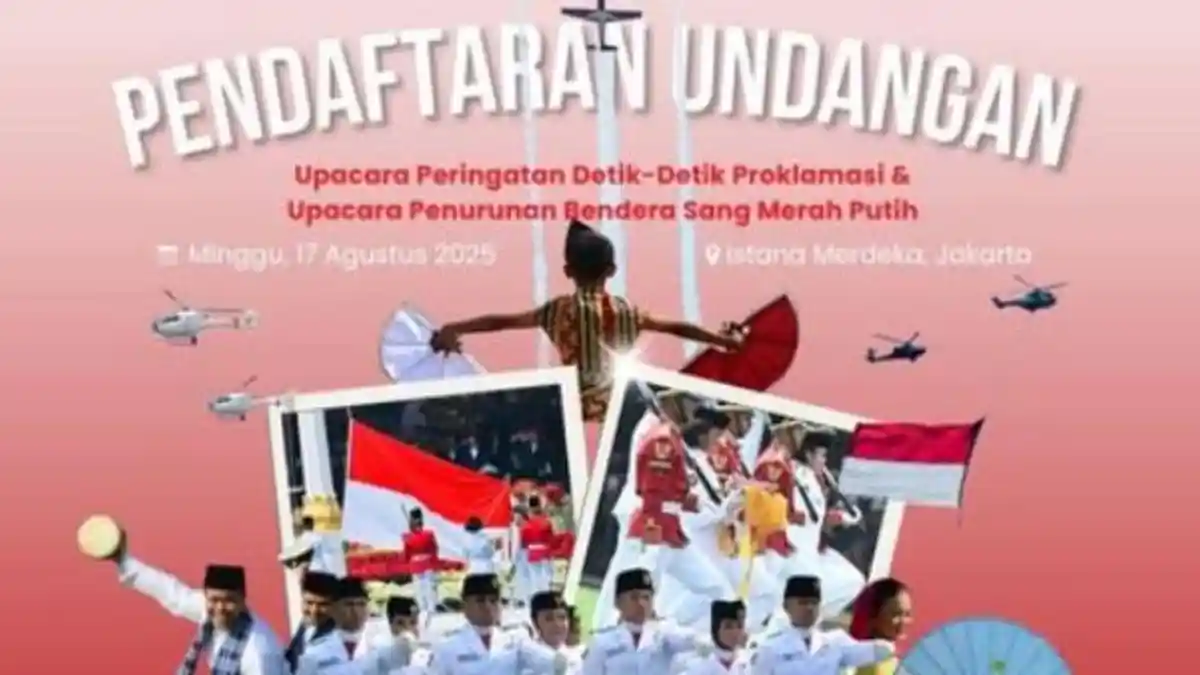 Dibuka Hari Ini Sampai Besok! Ini Cara Daftar Undangan Tambahan, Ikut Upacara 17 Agustus di Istana
