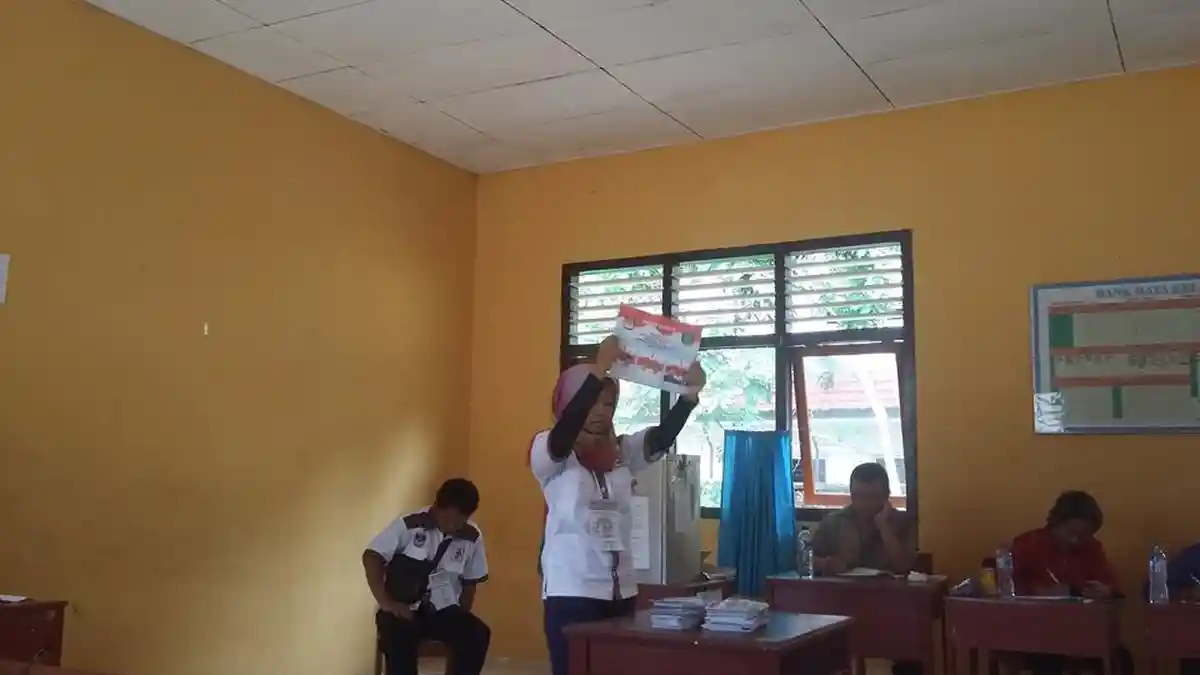 Hanya 65 Persen Pemilih Gunakan Hak Pilihnya di TPS Basuri
