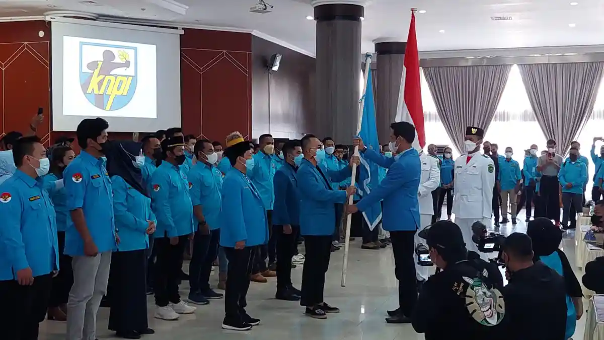 470 Pengurus KNPI Kutai Timur Dilantik, Ketua Felly Lung Ajak Pemuda Bersatu Bangun Daerah