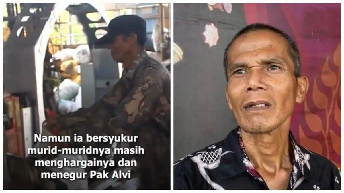KISAH Pilu Guru Alvi Noviardi Jadi Pemulung Sepulang Mengajar di Sekolah, Sering Ketemu Muridnya