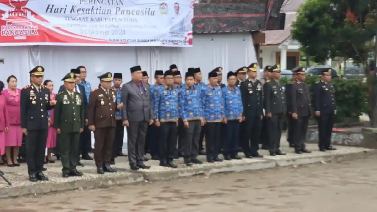 Upacara Hari Kesaktian Pancasila, Kapolres Toba: Siap Dukung Pemerintah Wujudkan Nilai Pancasila