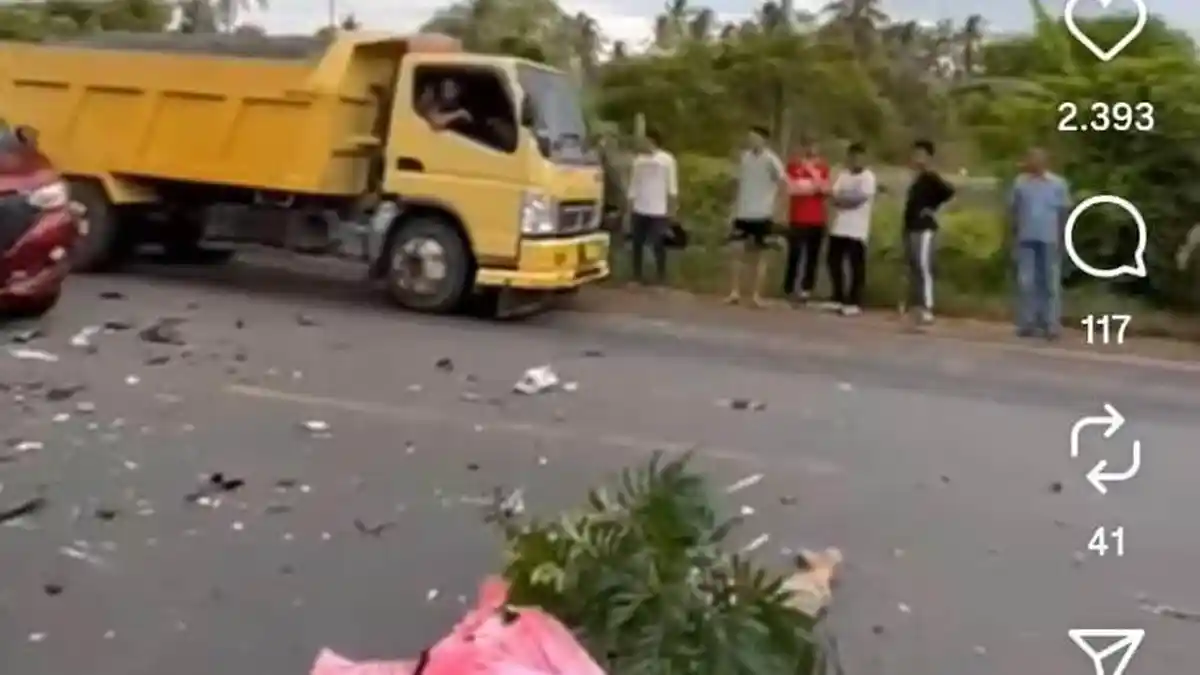 BREAKING NEWS: Kecelakaan Maut di Indrapuri, Seorang Pengendara Motor Meninggal Dunia