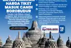 Pemerintah Batal Naikkan Harga Tiket Masuk Candi Borobudur