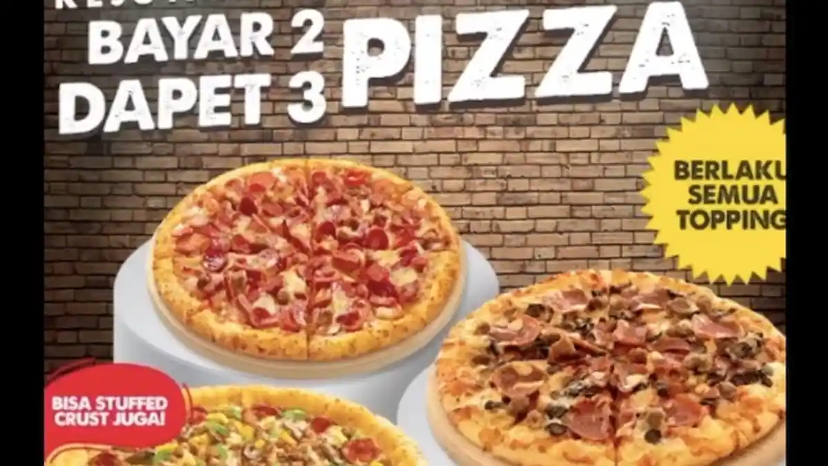 PROMO Pizza Hut Delivery Tawarkan Aneka Diskon dari Beli 2 Gratis 1 untuk Bulan Dember