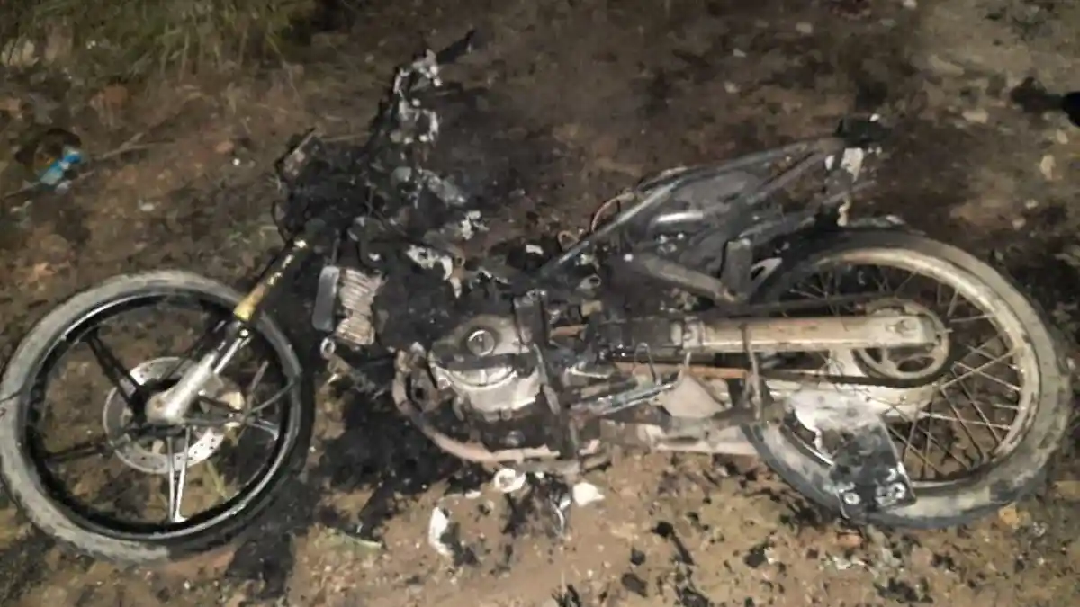 Emosi Sering Ditinggal Pergi, Seorang Wanita di Bontang Bakar Motor Suaminya