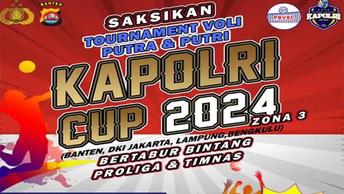 Live Streaming Voli Zona 3 Kapolri Cup 2024 Seri Banten Hari Ini