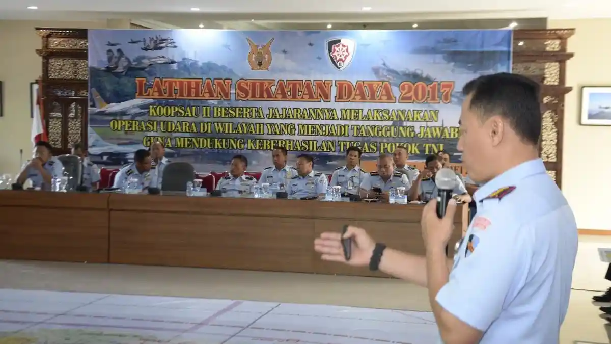 Seluruh Pesawat Tempur Koopsau II Ikut Latihan Sikatan Daya 2017
