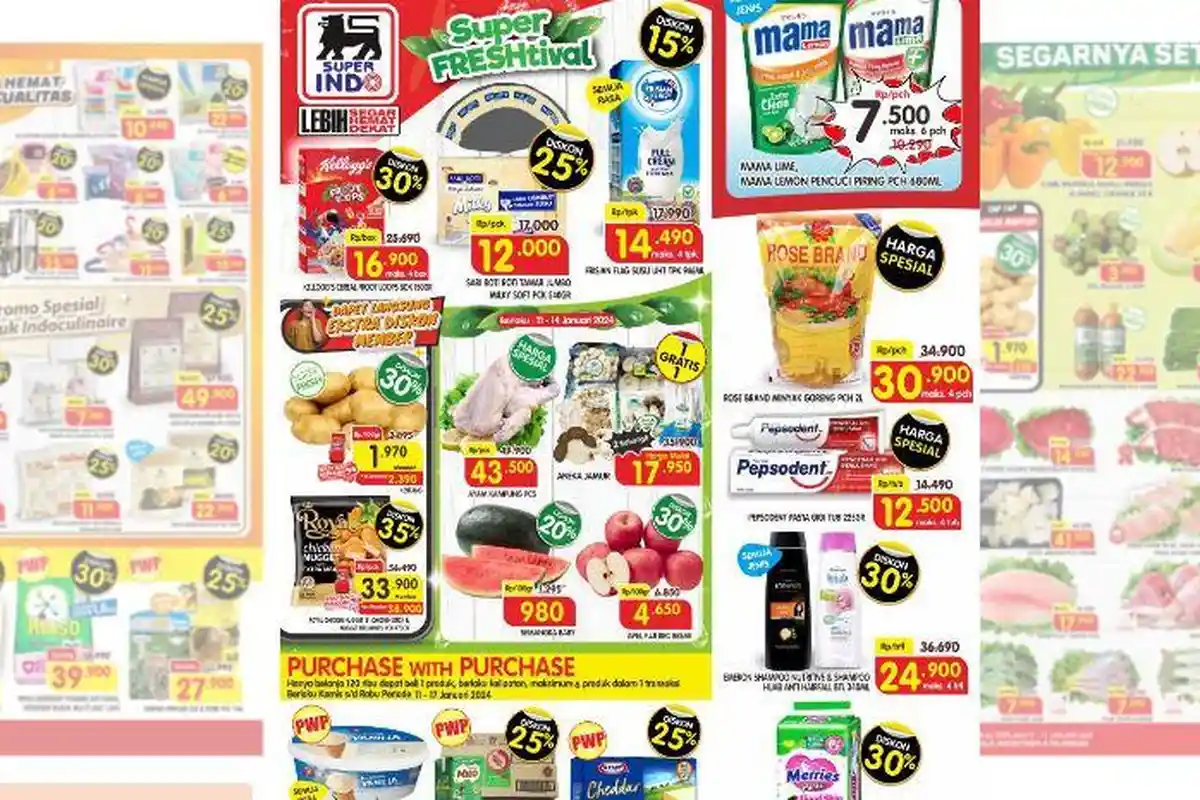 HARGA Skincare di JSM Superindo Alfamart 12-14 Januari 2024: Lux BW Rp17.490 Pantene Scalp Rp59.990