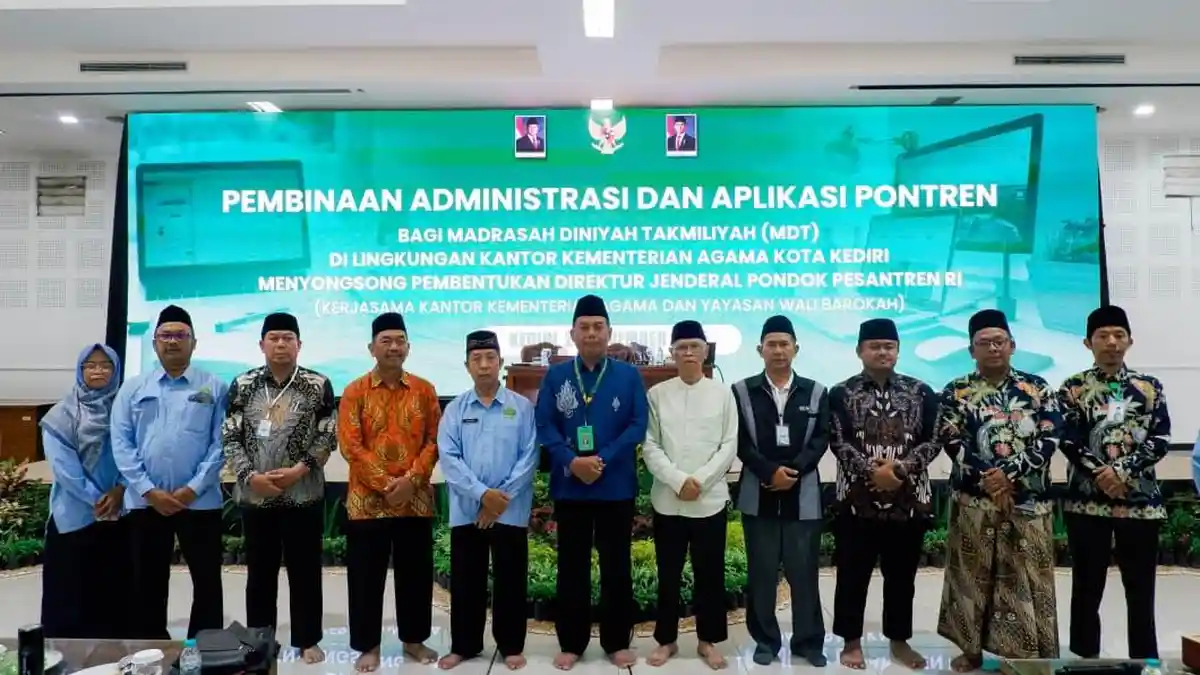 Kemenag Kota Kediri Himpun 170 Operator MDT dalam Pembinaan Administrasi dan EMIS