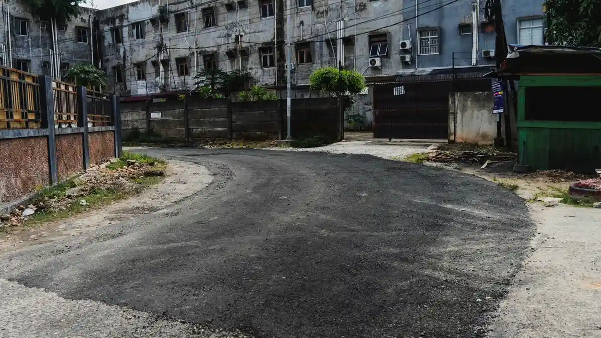 Perbaikan Jalan Jadi Hadiah PTPN IV Regional III di HUT Pekanbaru ke-242 - Tribunpekanbaru.com