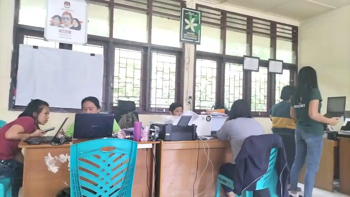 H+8 Pendaftaran Bacaleg di KPU Toraja Utara, Suasana Masih Sepi