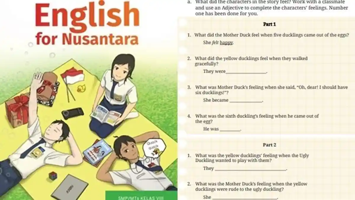 Kunci Jawaban Bahasa Inggris Kelas 8 SMP Halaman 95-96 Kurikulum Merdeka, Section 4 Worksheet 2.10