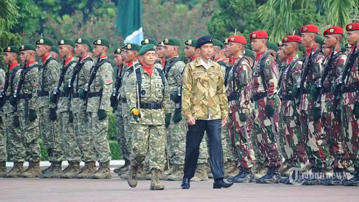 Pasukan Khusus TNI AL Jatuh di Depan Jokowi, Ini Kronologinya