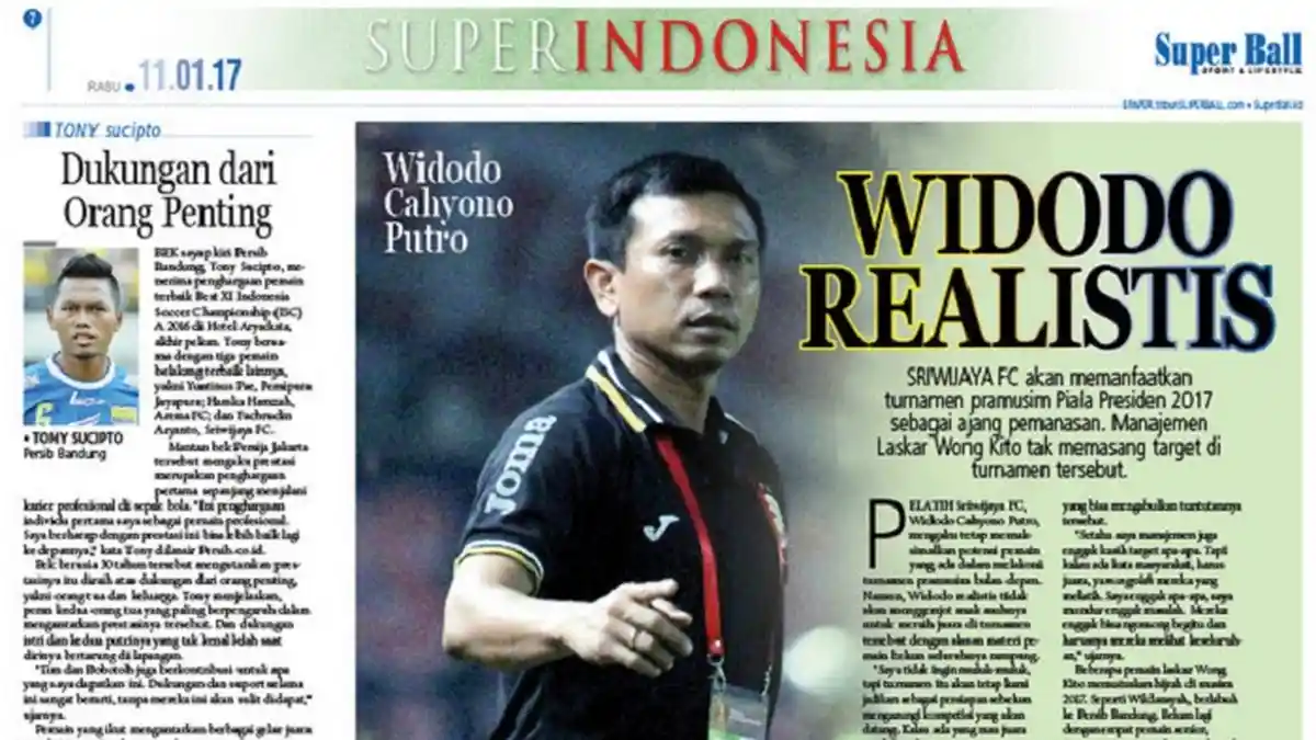 Sriwijaya FC Tidak Pasang Target Muluk
