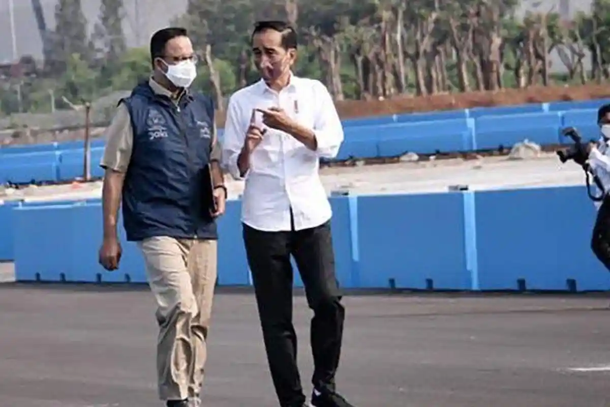 Jokowi Belum Konfirmasi Soal Kehadirannya Nonton Formula E, Anies Minta Tak Dikaitkan ke Politik