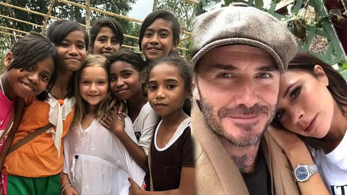 Liburan di Indonesia, David Beckham Sempatkan Ajari Anak-anak di Sumba Belajar Bahasa Inggris
