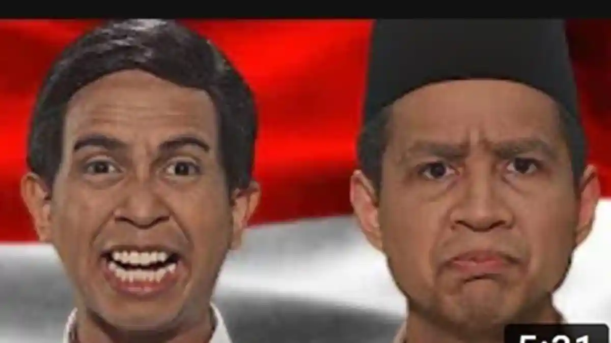 Video 'Prabowo Vs Jokowi' - Epic Rap Battles Masuk Trending YouTube, Andovi Ingatkan Hal Ini