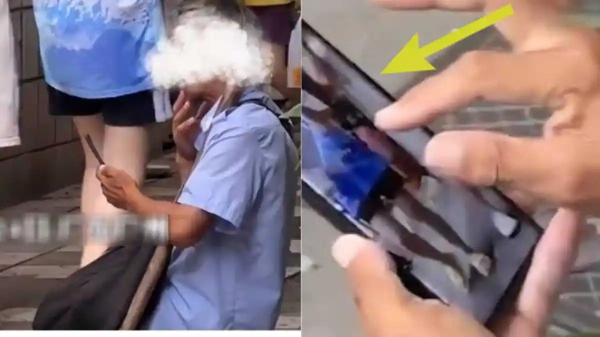 Nekatnya Pengemis Tua Ini, Diam-diam Bawa HP Rekam Bagian Bawah Tubuh Wanita, Ketahuan Karena Ini