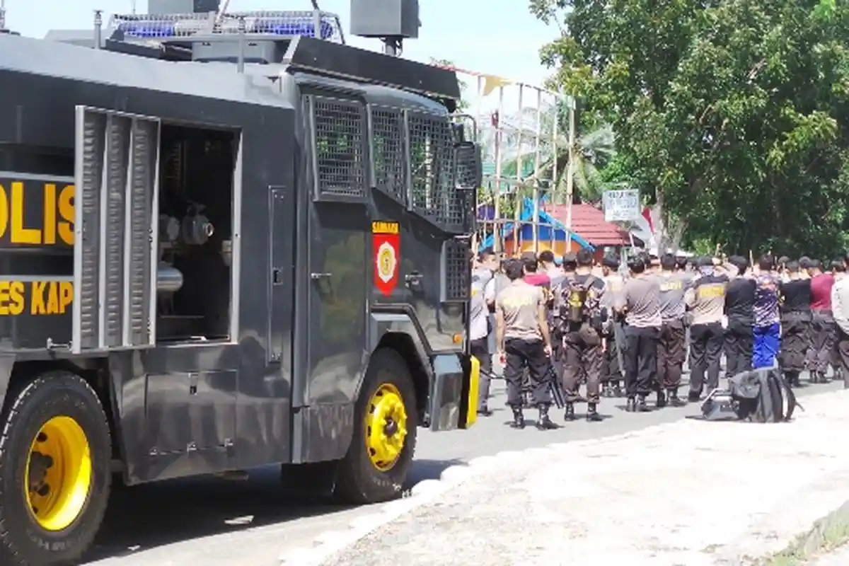 Begini Latihan Dalmas Menghadapi Pilkada Serentak