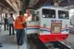 Pengecekan Jalur Kereta Api Menggunakan Kereta Dresin