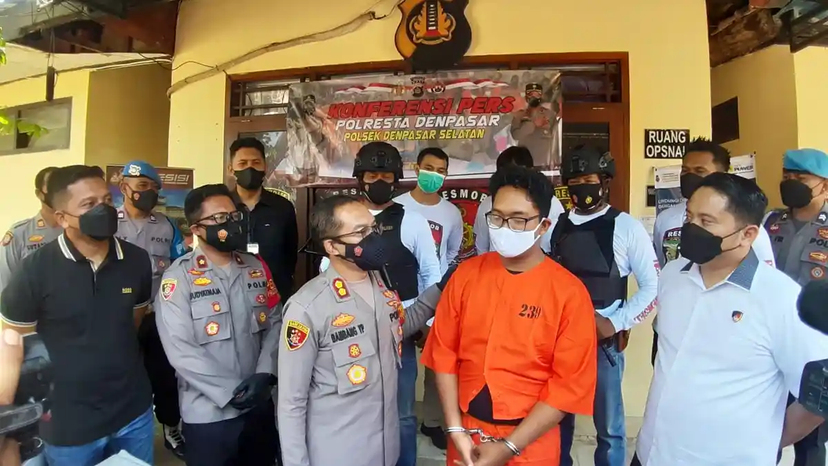 UPDATE: Pelaku Begal Payudara di Denpasar Akan Jalani Psikologi, Ini Kata Kapolresta Denpasar