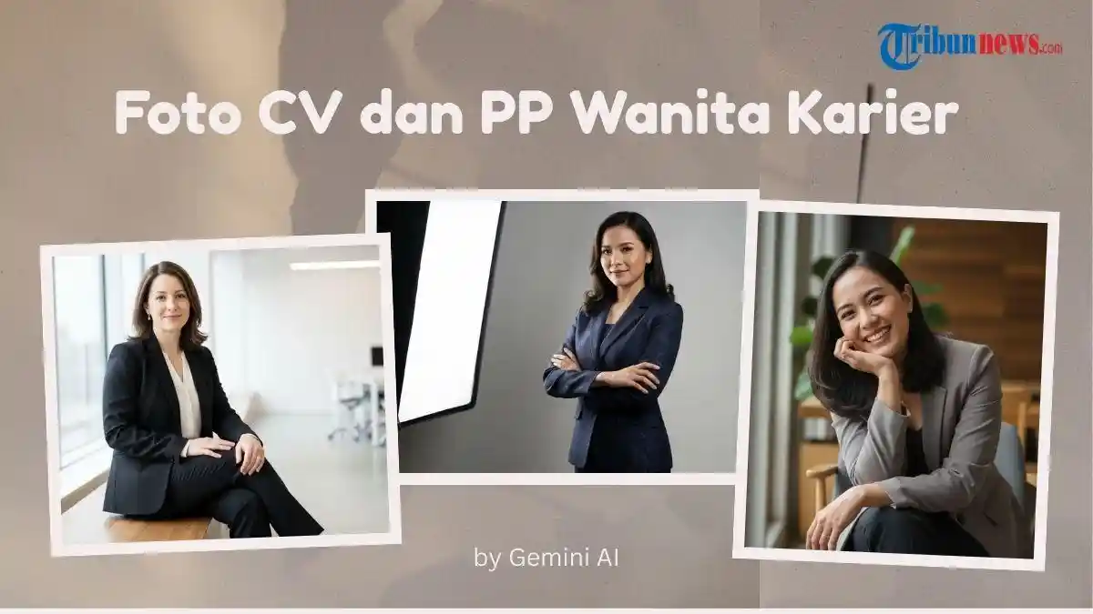 10 Prompt Gemini AI, Foto CV dan Profil Wanita Karier yang Profesional