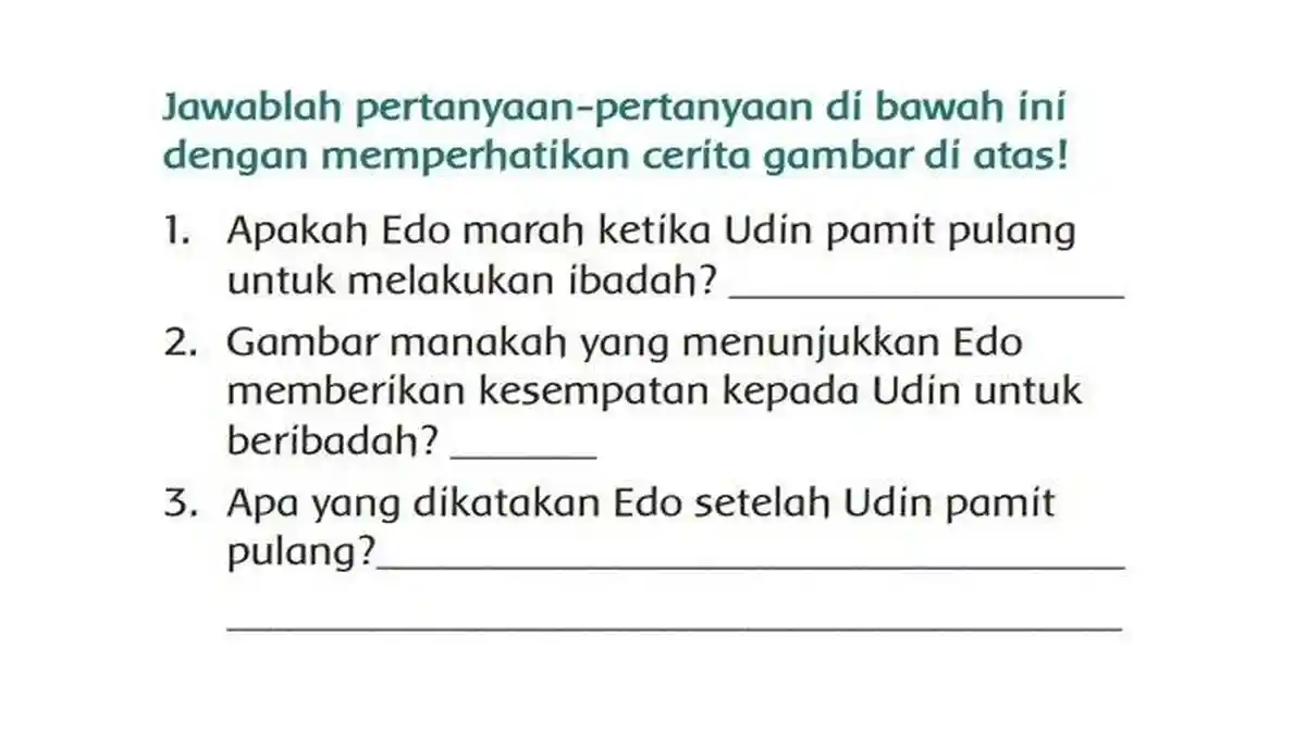 Kunci Jawaban Tema 1 Kelas 2 SD Halaman 64, Ayo Berlatih: Menghias Sepeda di Rumah Edo