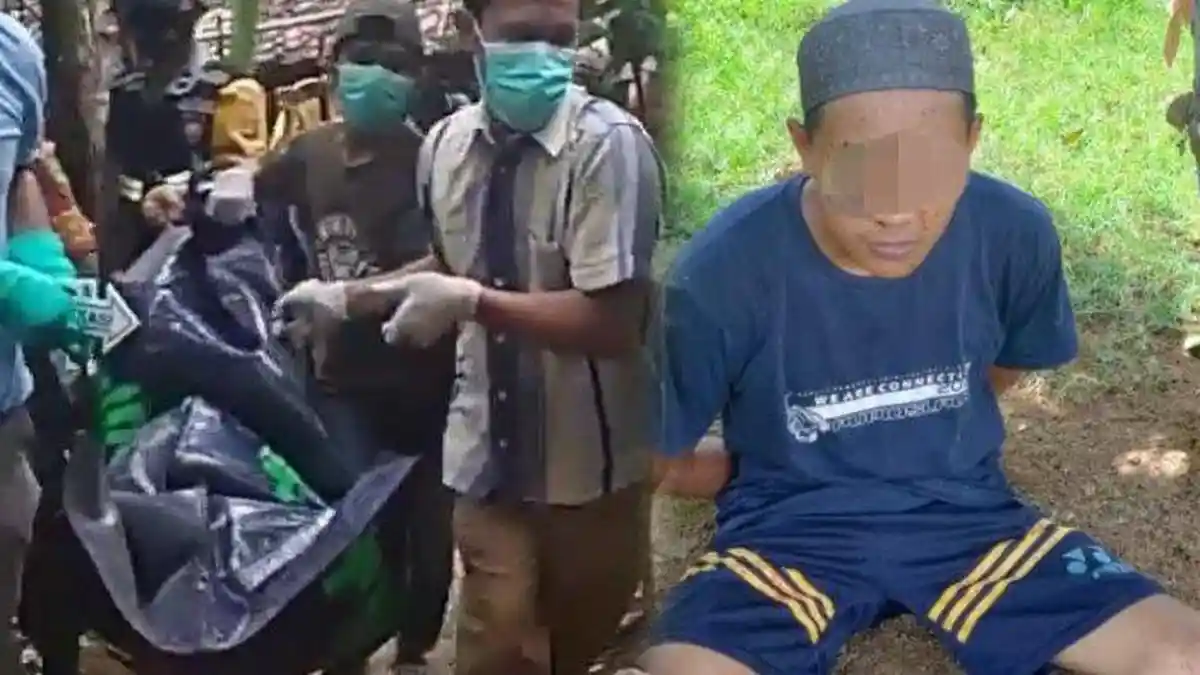 Kepala Suaminya Ditebas Anak Pakai Golok, Ningsih Histeris Saat Keluar Kamar Mandi