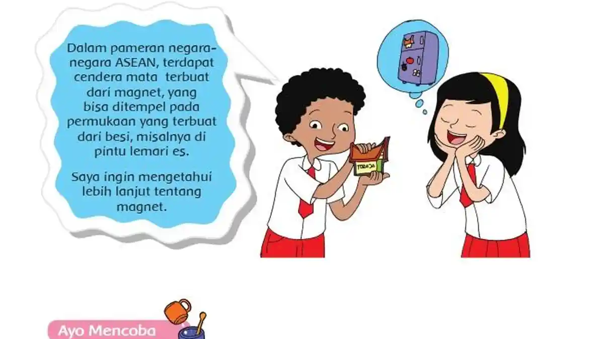 Kunci Jawaban Tema 5 Kelas 6 Halaman 6 7 8 9 10 11 12 13, Subtema 1 Pembelajaran 1: Magnet