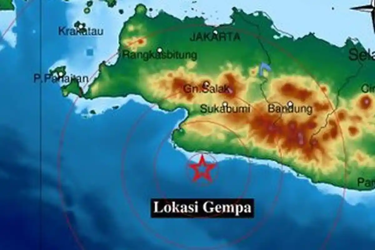 Gempa Terkini di Jawa Barat M2,7 Mengguncang Sukabumi, Baru Saja, BMKG: Pusat di Laut Dekat Pantai