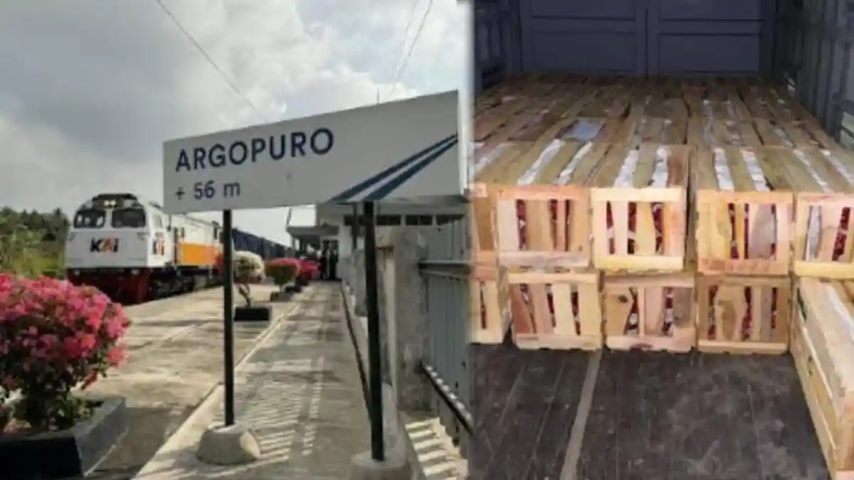 Kereta Logistik Angkut Hasil Bumi Banyuwangi-Jakarta Mulai Diuji Coba