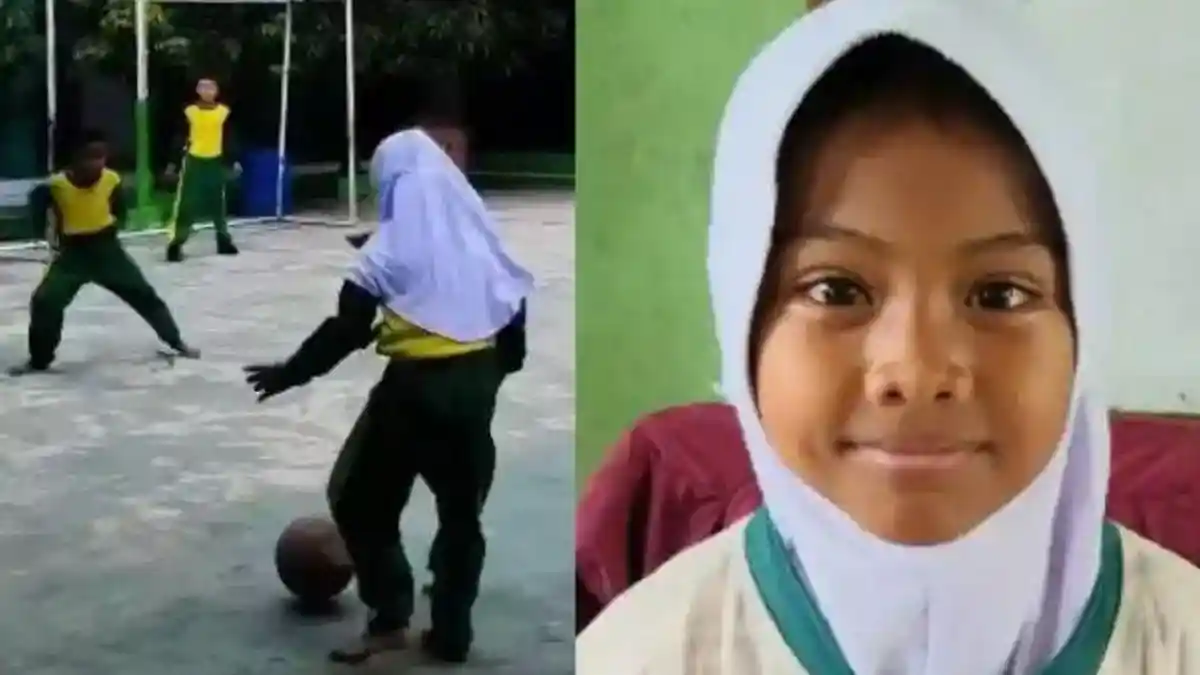 Sosok Devina Siswi Kelas 3 SD yang Viral Jago Main Sepak Bola, Luis ...