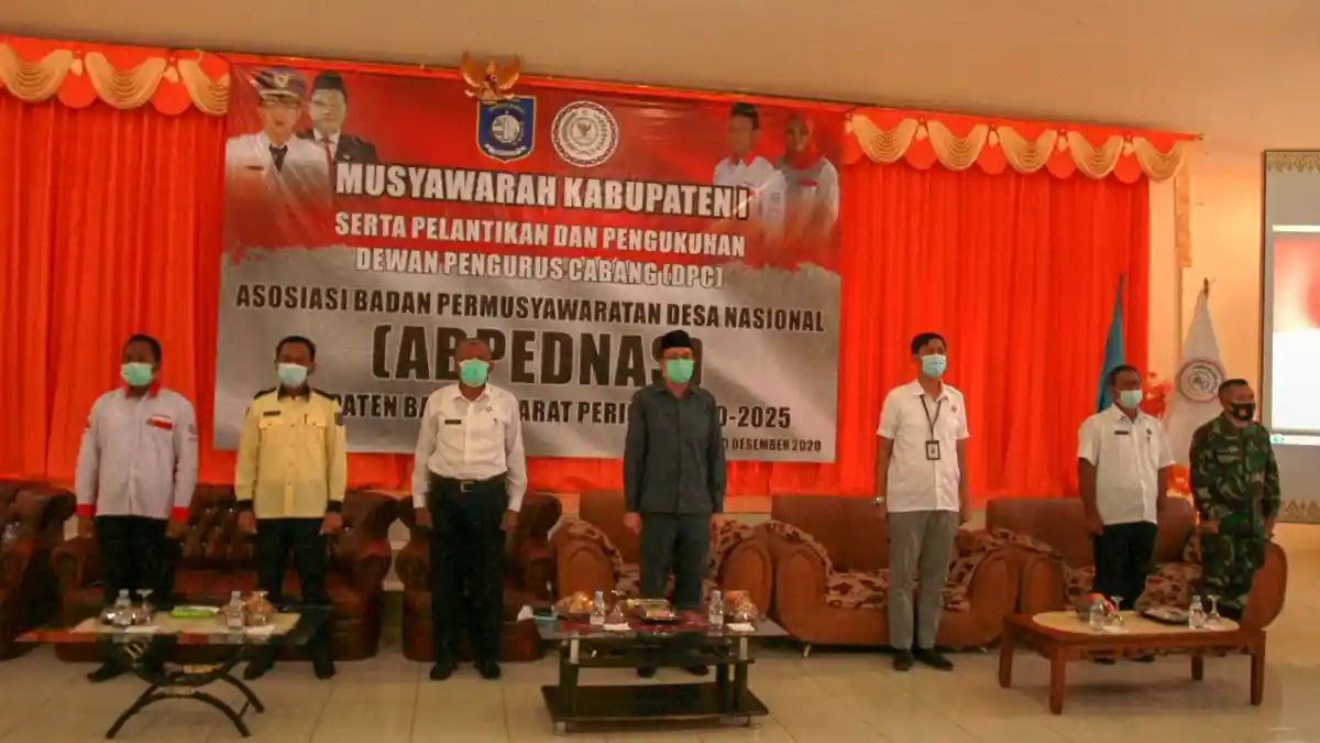 Bupati Markus Hadiri Pelantikan dan Pengukuhan DPC ABPEDNAS Periode 2020-2025