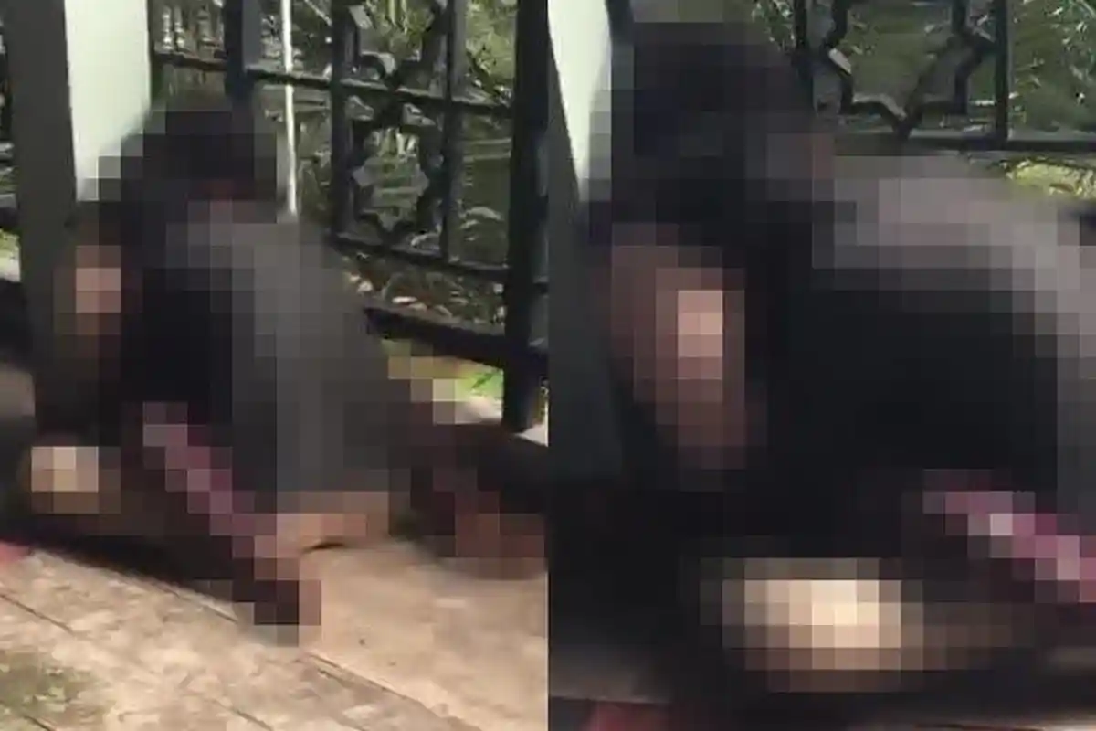 Bocah SMP di Gresik Ketahuan Mesum di Alun-alun, Videonya Viral