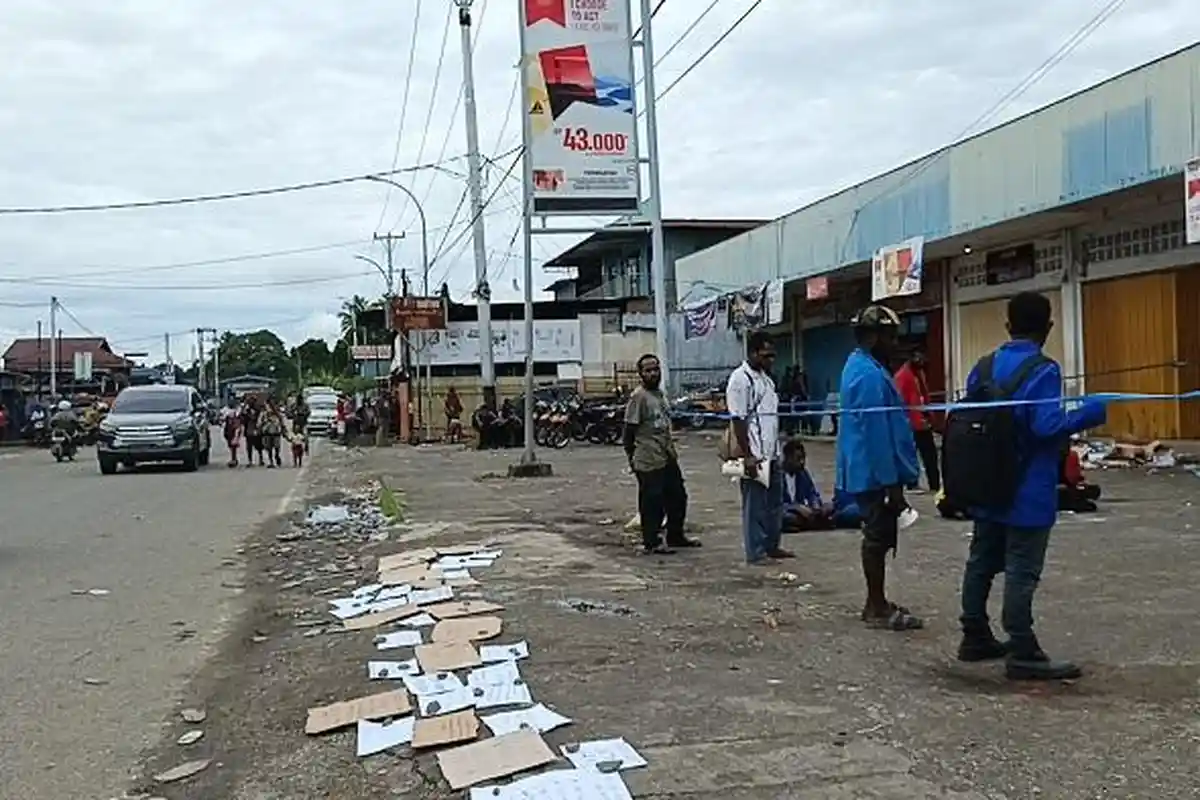 Mimbar Bebas SPM Papua Tengah di Nabire Berlangsung Tertib, Aktivitas Jalan Raya Lancar
