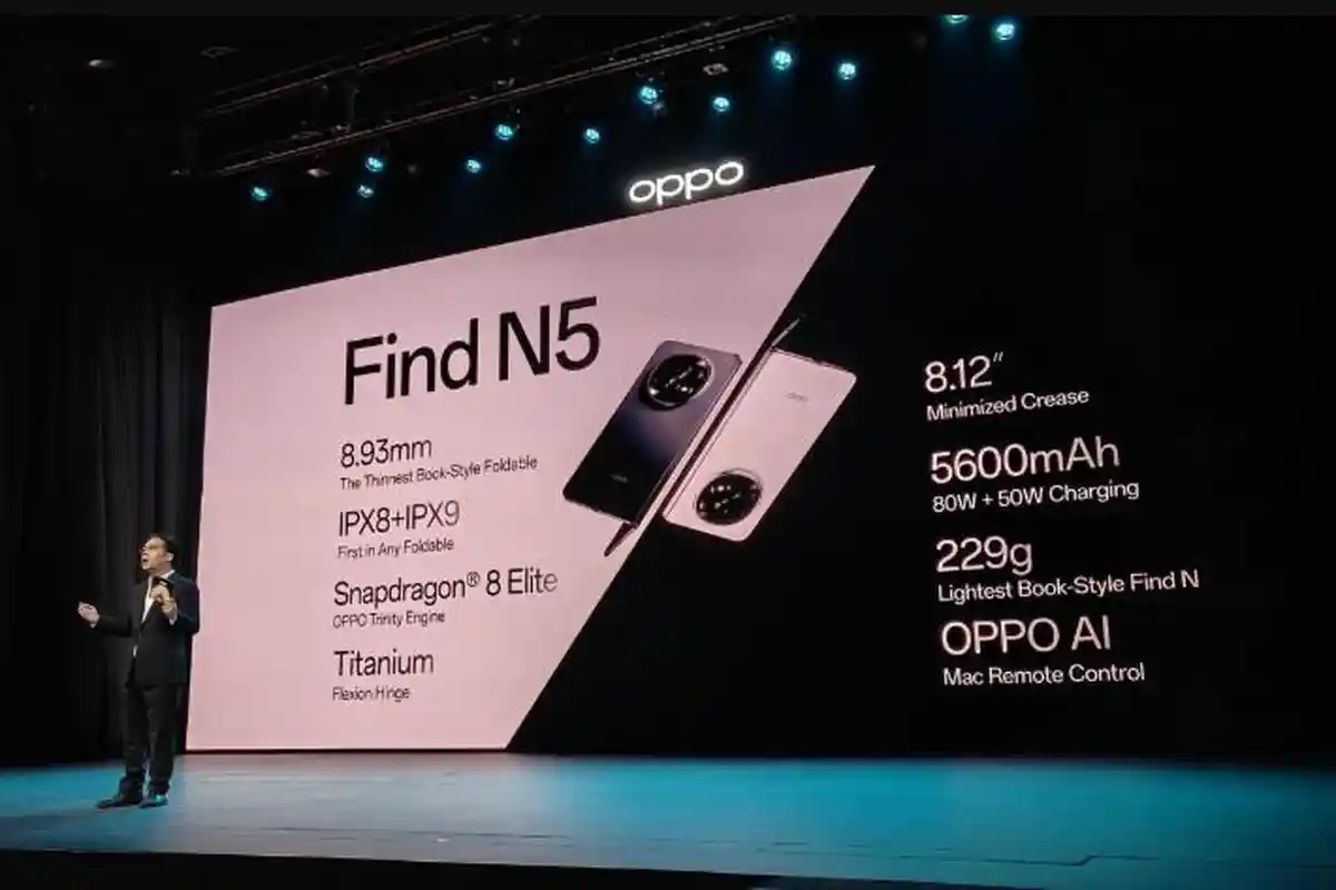 5 Fitur Serba Pertama di Oppo Find N5, Mulai dari Desain yang Tipis hingga Baterai Kapasitas Besar