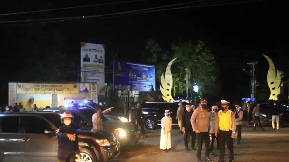 Kapolda Gorontalo Cek Prokes di Gereja-gereja
