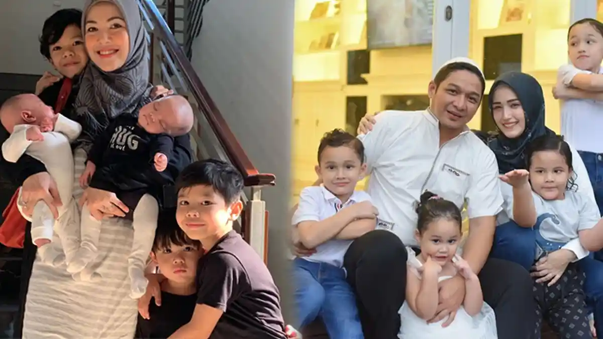 Banyak Anak Banyak Rezeki, 5 Artis Ini Punya Banyak Momongan, Ada yang Total Dikaruniai 7 Buah Hati