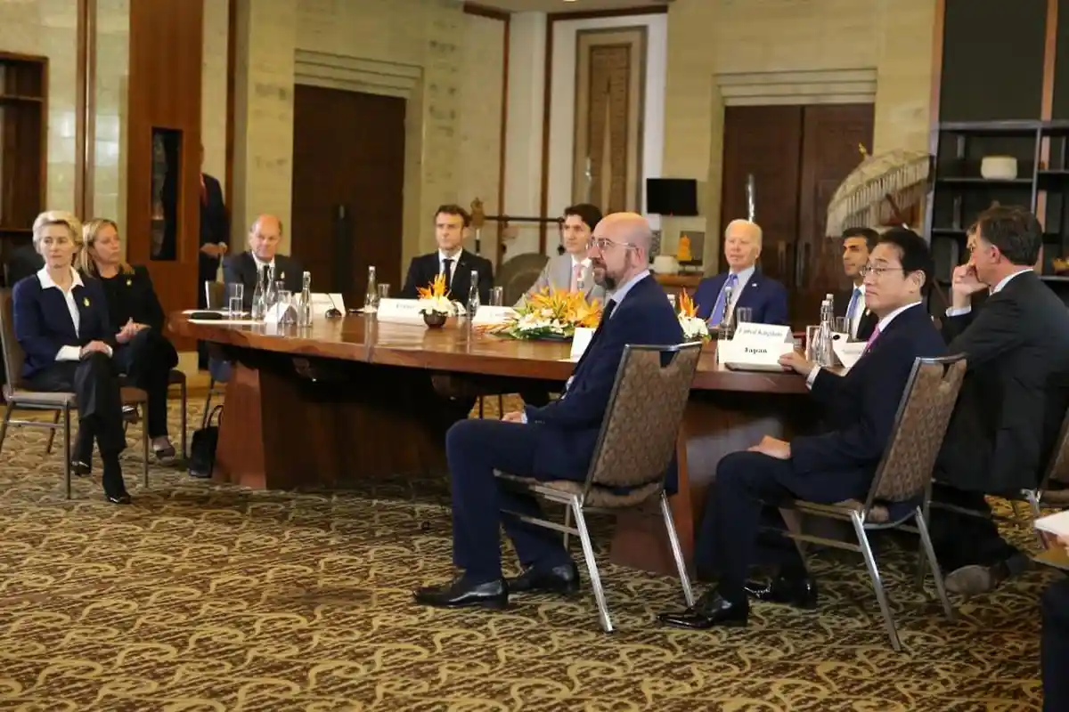 Hasil Rapat Dadakan G7 di KTT G20 Bali: Kutuk Serangan Biadab Rusia ke Ukraina