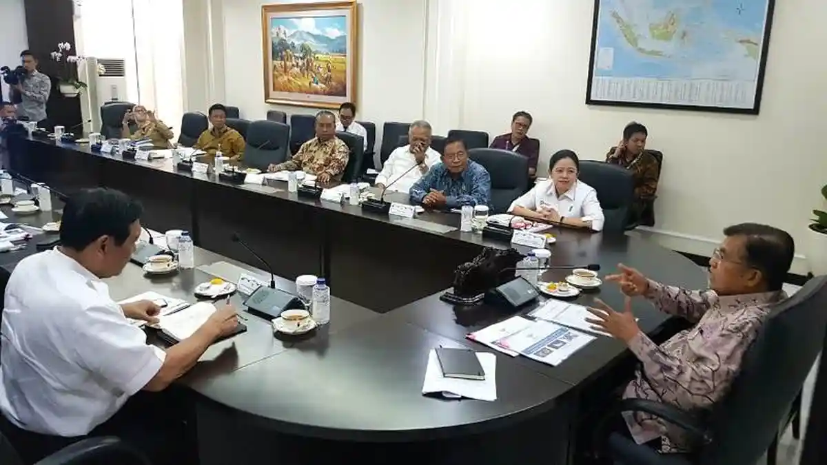 Wapres Pimpin Rapat Koordinasi Penanganan Pasca Gempa Lombok