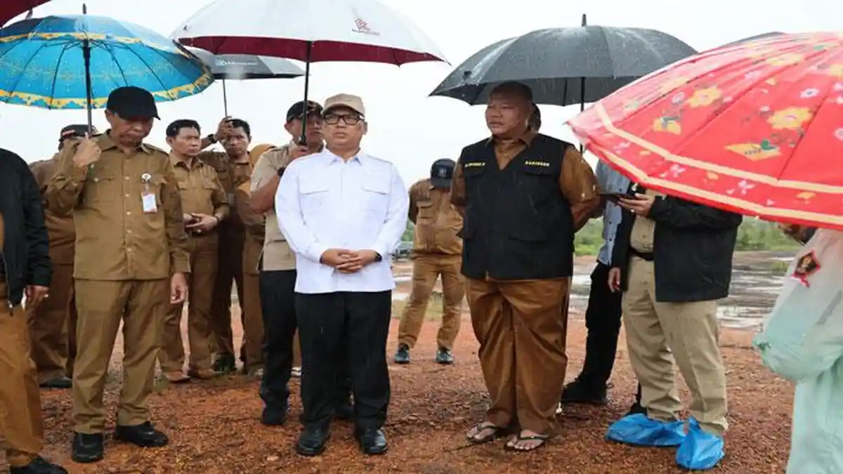 Hujan Tak Halangi Wagub Kepri Tinjau Lokasi Sekolah Rakyat di Bintan, Ini Target Pembangunannya - Tribunbatam.id