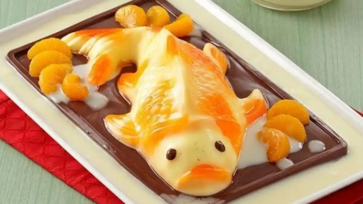 Resep Sajian Mudah Tahun Baru Imlek: Puding Ikan Koi