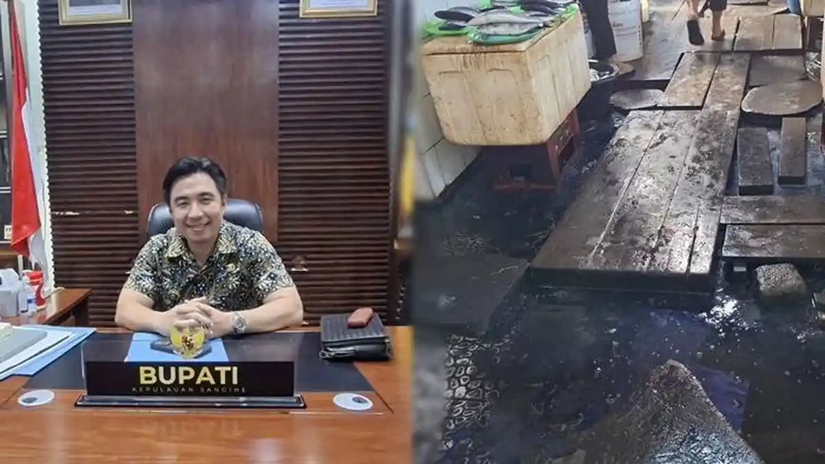 Dengar Keluhan Pedagang, Bupati Sangihe Michael Thungari Janji Segera Perbaiki Pasar Ikan Towo’e