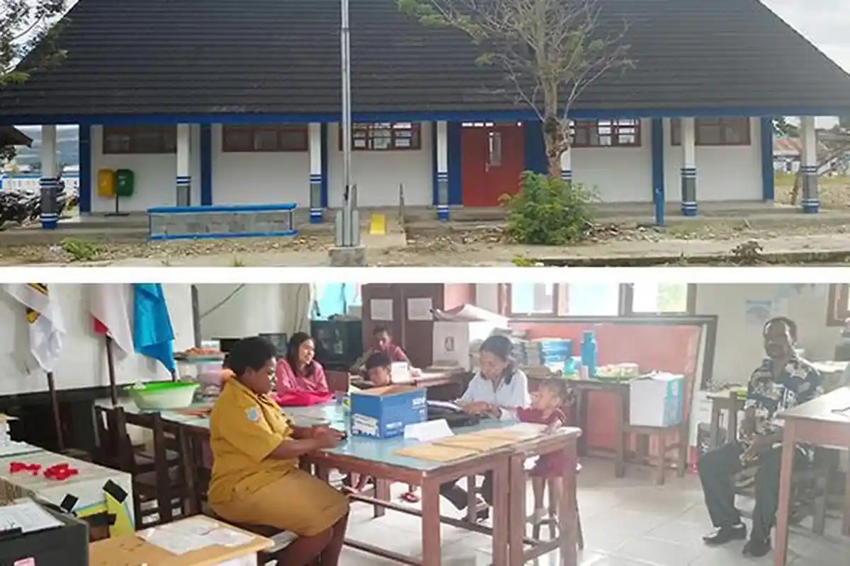 Renovasi Total SMP Negeri 09 Kebar Tambrauw Rampung, Kepsek Minta Fasilitas Pendukung Disegerakan